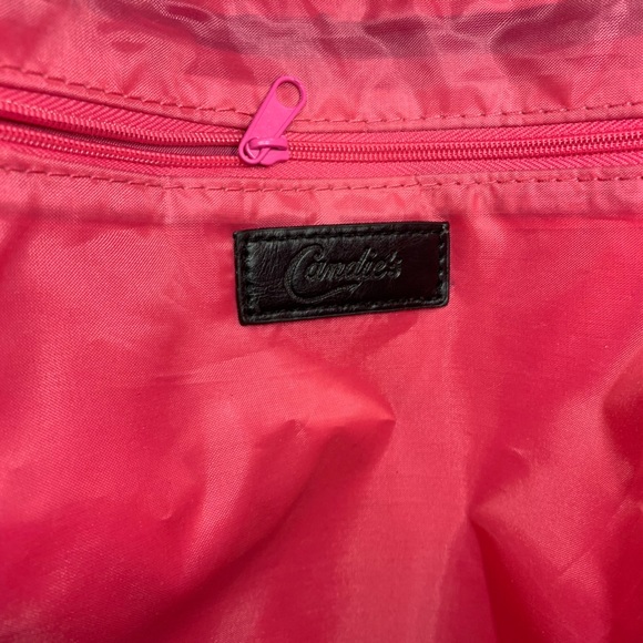 Candies Tote - Black with silver sequins - NEW - Picture 4 of 8